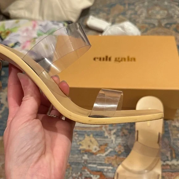 Cult Gaia Meta Sandal Pewter Multi - Picture 7 of 8